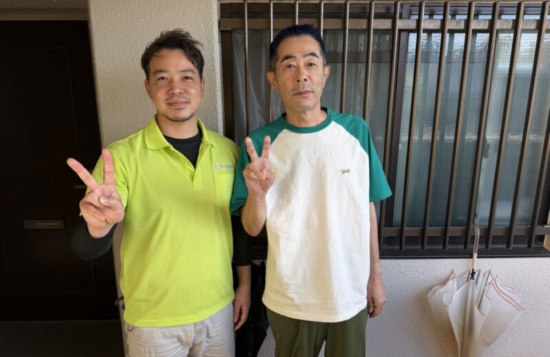 大阪市東住吉区｜YouTubeを見て安心してご依頼の事例